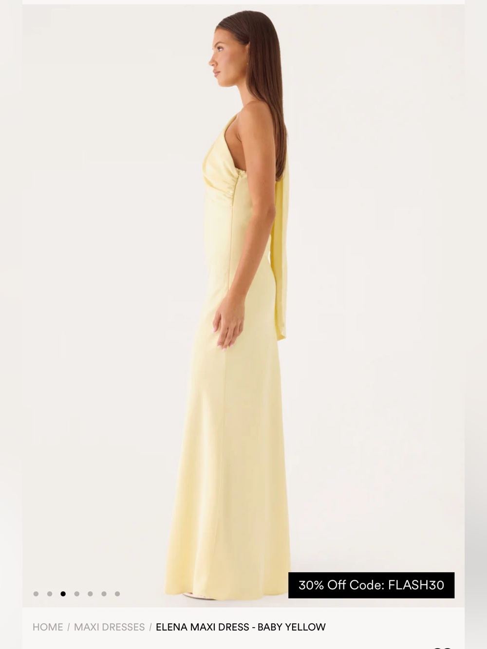 Peppermayo Elena maxi dress - yellow - Picture 3 of 6